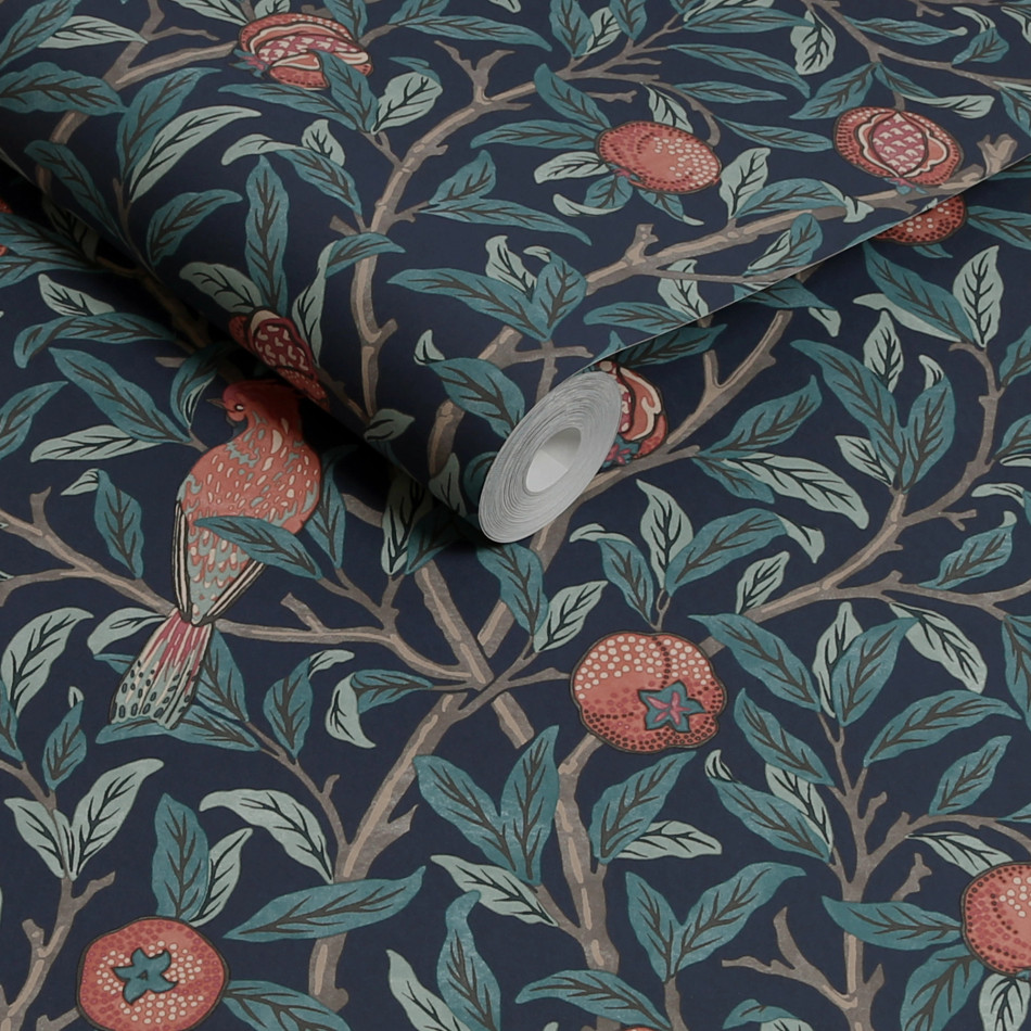 124259 Bird & Pomegranate William Morris at Home by Graham Brown 124259 Bird & Pomegranate William Morris at Home by Graham Brown