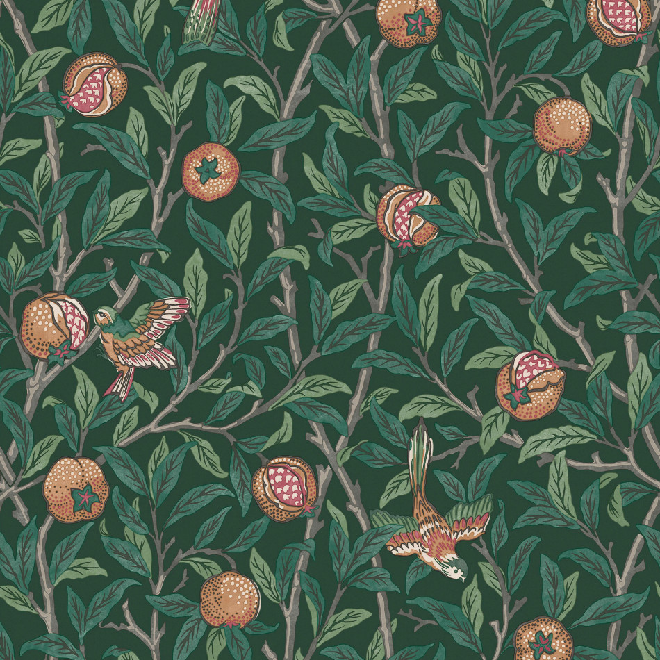 124260 Bird & Pomegranate William Morris at Home by Graham Brown