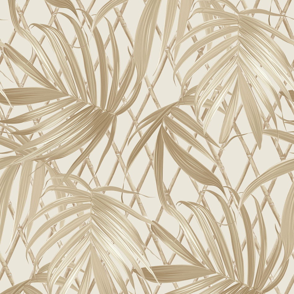 539578 Paradise Palm Gold Vasari Wallpaper by Rasch