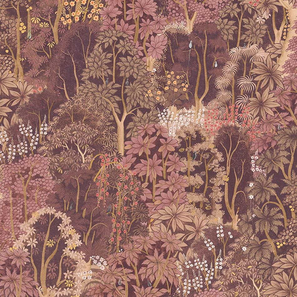 121469 New Eden Mulberry Wallpaper by Graham and Brown