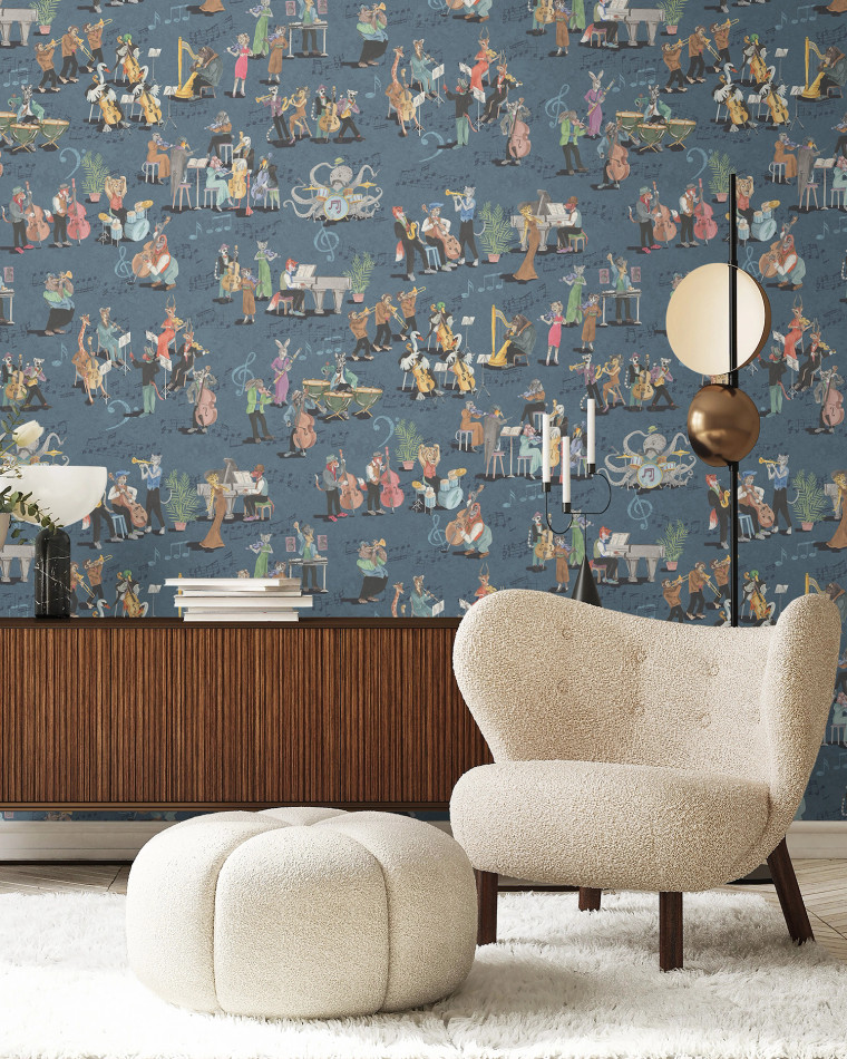 BMPP004/04C Instrumental Wallpaper by Brand McKenzie BMPP004/04C Instrumental Wallpaper by Brand McKenzie