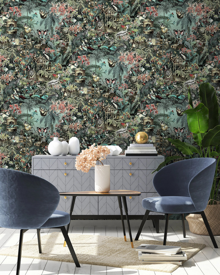 BMPP004/05A Jungle Life Wallpaper by Brand McKenzie BMPP004/05A Jungle Life Wallpaper by Brand McKenzie