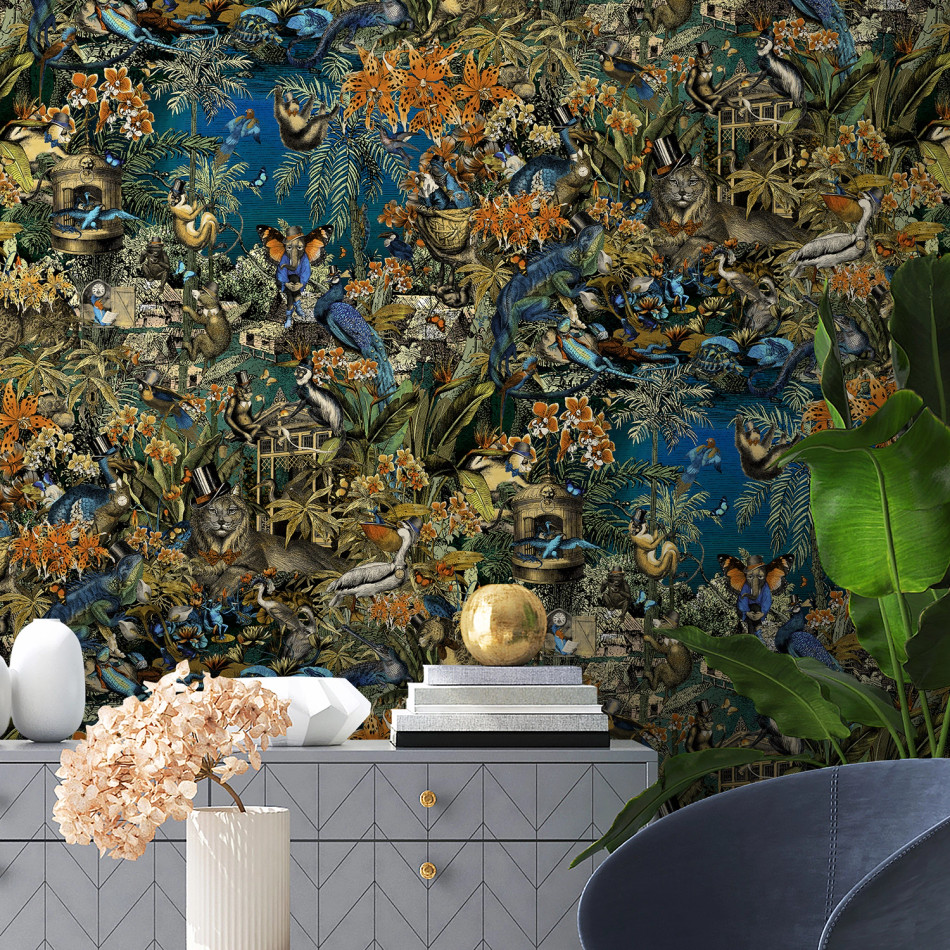 BMPP004/05D Jungle Life Wallpaper by Brand McKenzie BMPP004/05D Jungle Life Wallpaper by Brand McKenzie