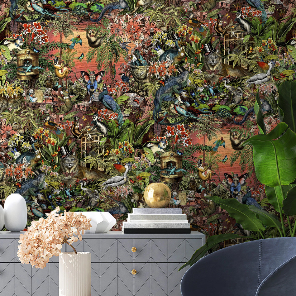 BMPP004/05E Jungle Life Wallpaper by Brand McKenzie BMPP004/05E Jungle Life Wallpaper by Brand McKenzie