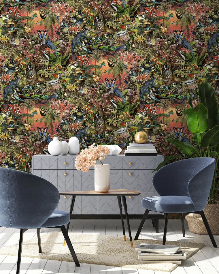 BMPP004/05E Jungle Life Wallpaper by Brand McKenzie BMPP004/05E Jungle Life Wallpaper by Brand McKenzie