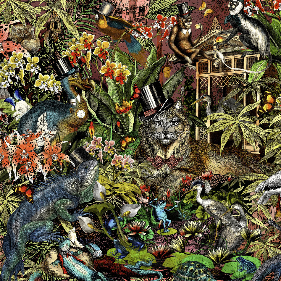 BMPP004/05E Jungle Life Wallpaper by Brand McKenzie