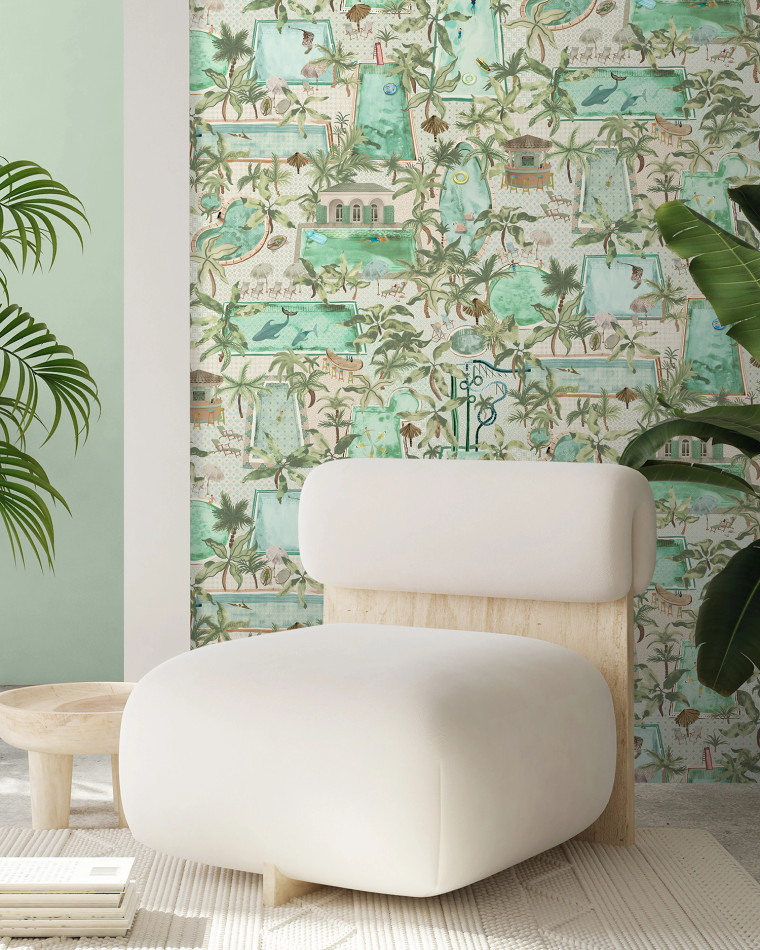 BMPP004/06A Lido Wallpaper by Brand McKenzie BMPP004/06A Lido Wallpaper by Brand McKenzie