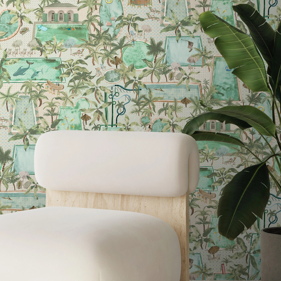 BMPP004/06A Lido Wallpaper by Brand McKenzie BMPP004/06A Lido Wallpaper by Brand McKenzie