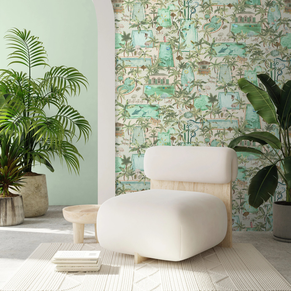 BMPP004/06A Lido Wallpaper by Brand McKenzie BMPP004/06A Lido Wallpaper by Brand McKenzie