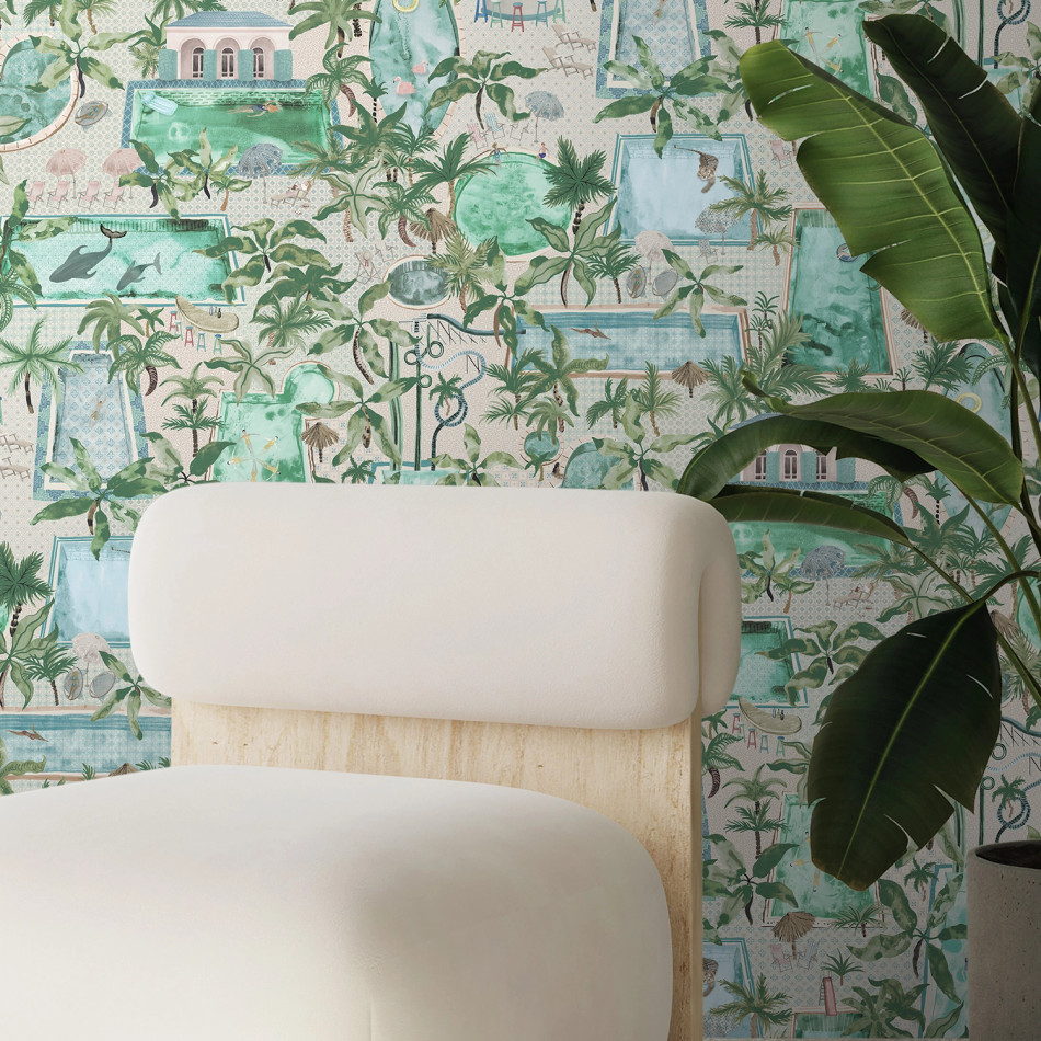 BMPP004/06B Lido Wallpaper by Brand McKenzie BMPP004/06B Lido Wallpaper by Brand McKenzie