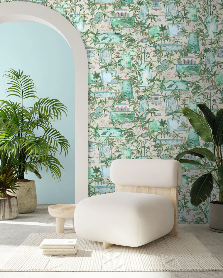 BMPP004/06B Lido Wallpaper by Brand McKenzie BMPP004/06B Lido Wallpaper by Brand McKenzie