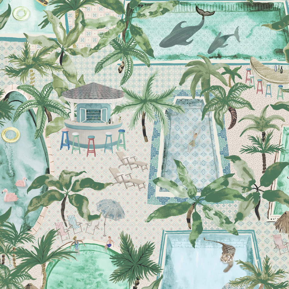 BMPP004/06B Lido Wallpaper by Brand McKenzie