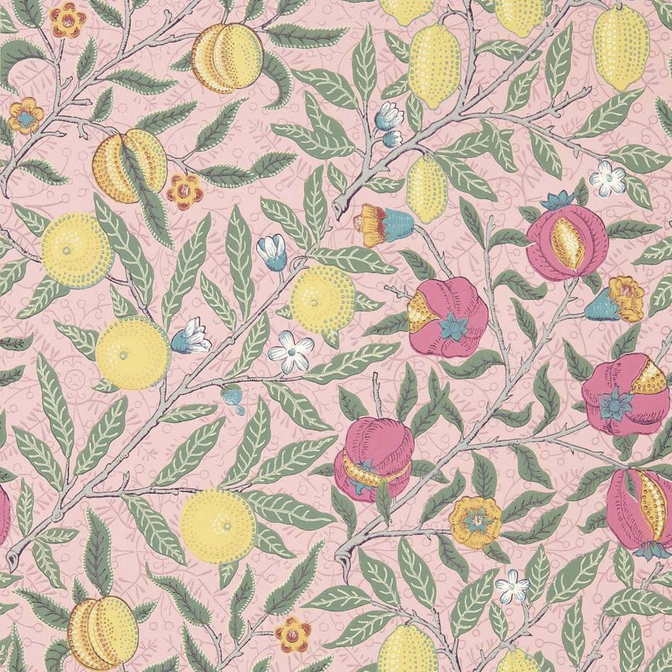 510010 Fruit Bedford Park Stardust Wallpaper by Morris & Co
