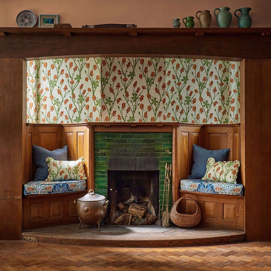 Monkshood Bedford Park Wallpaper by Morris & Co