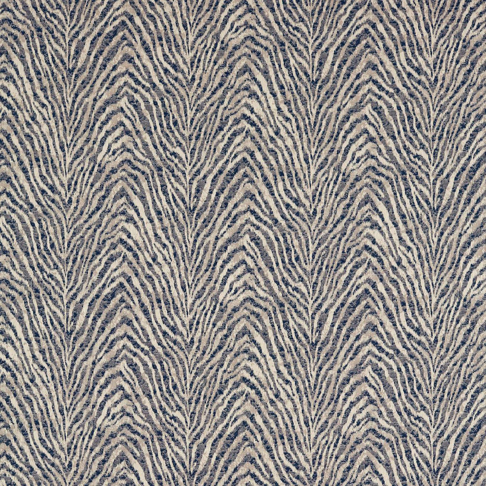 F1712/02 Manda Breegan Jane Midnight/Linen Clarke & Clarke Fabric
