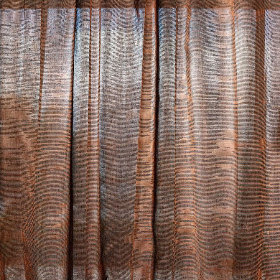 132344 Senkei Sheers 1 Copper Harlequin Fabric