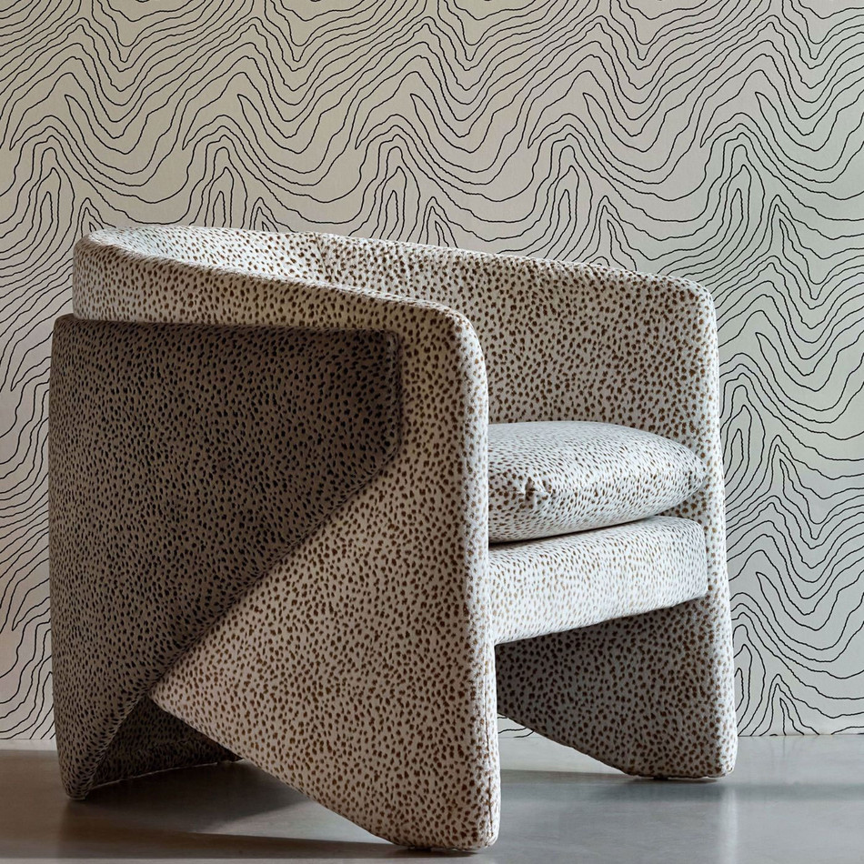 Fawn Reflect Fabric by Harlequin Fawn Reflect Fabric by Harlequin