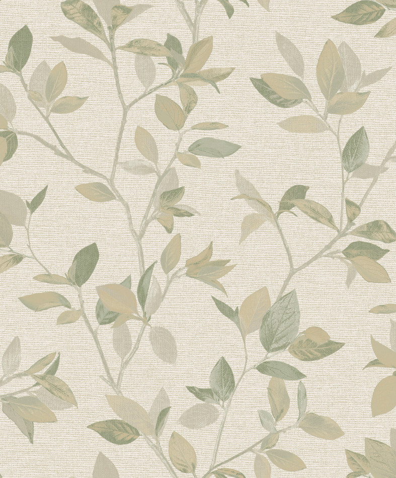 311433 Silver Birch Green Elegant Homes Wallpaper by Rasch