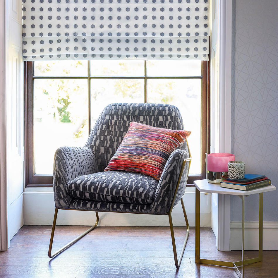 132782 Convex Momentum 10 Steel / Copper Fabric by Harlequin 132782 Convex Momentum 10 Steel / Copper Fabric by Harlequin