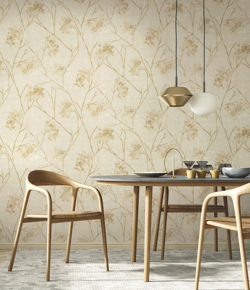 M95672 Sofia Sprig Gold Vymura Wallpaper by Fine Decor M95672 Sofia Sprig Gold Vymura Wallpaper by Fine Decor