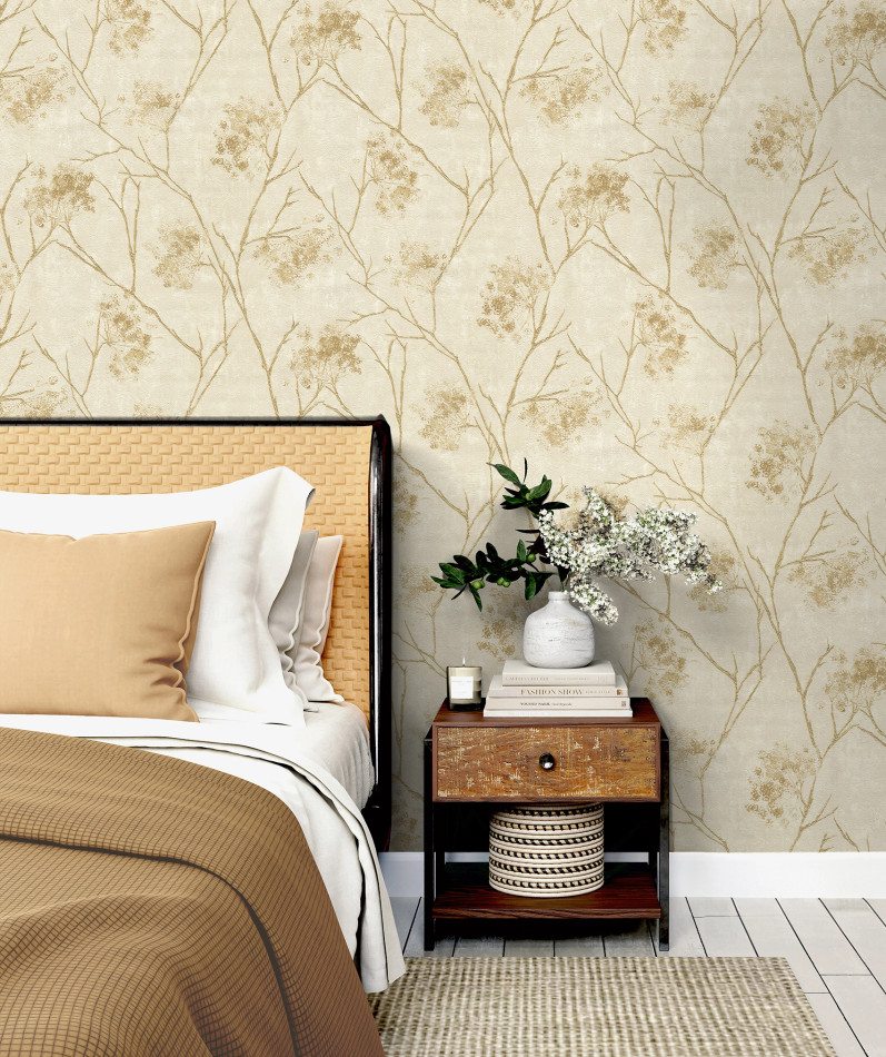 M95672 Sofia Sprig Gold Vymura Wallpaper by Fine Decor M95672 Sofia Sprig Gold Vymura Wallpaper by Fine Decor