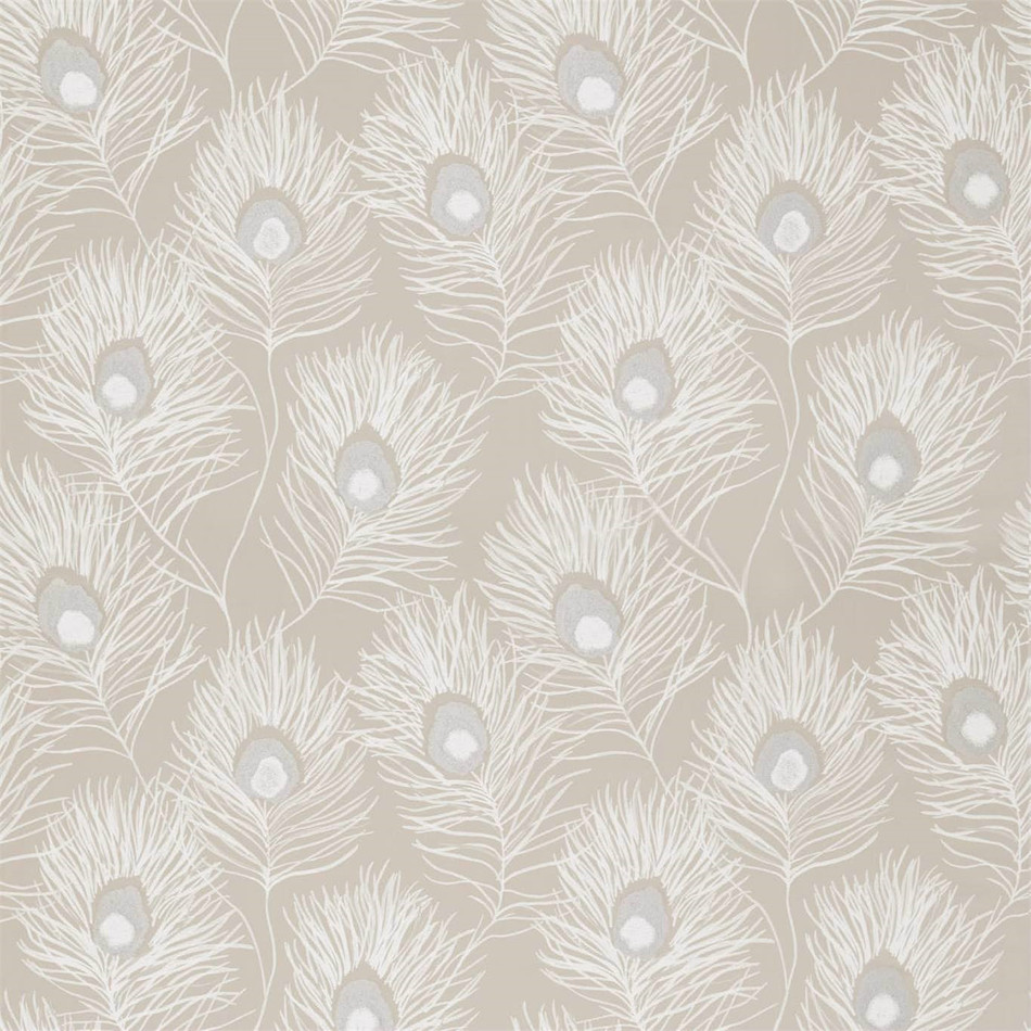132666 Orlena Paloma Putty / Silver Fabric by Harlequin