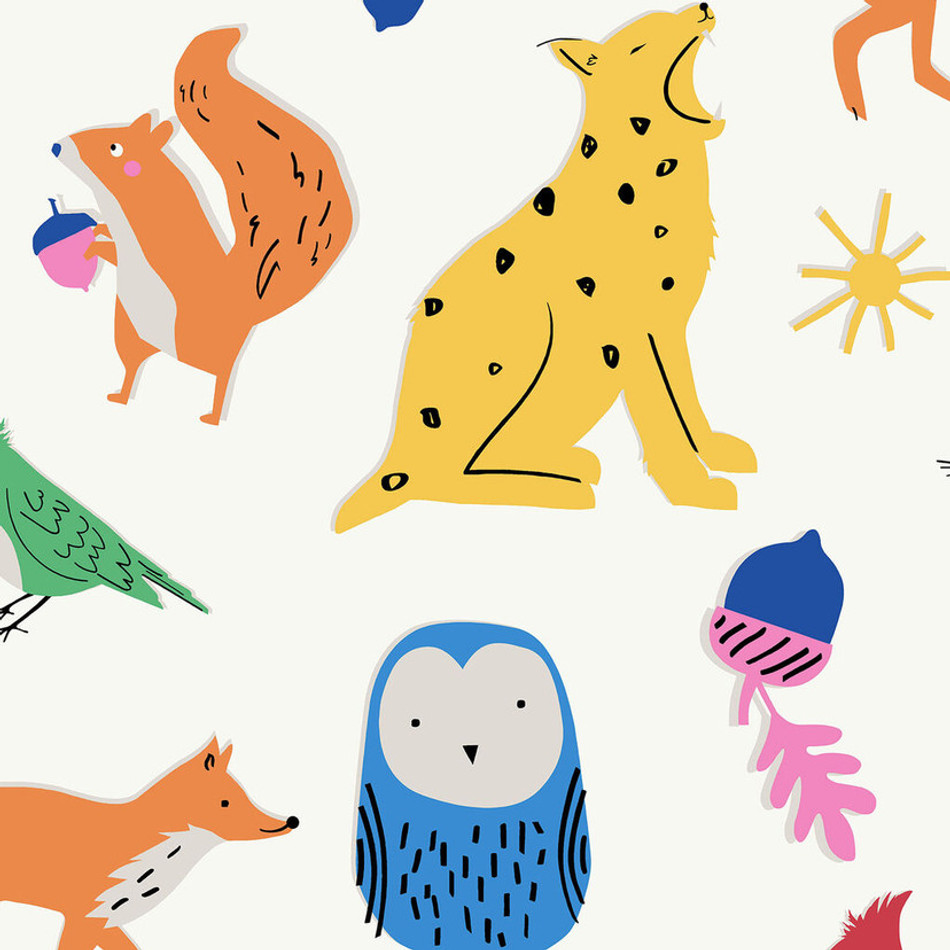 118587 Country Critters Heroes Wallpaper by Joules