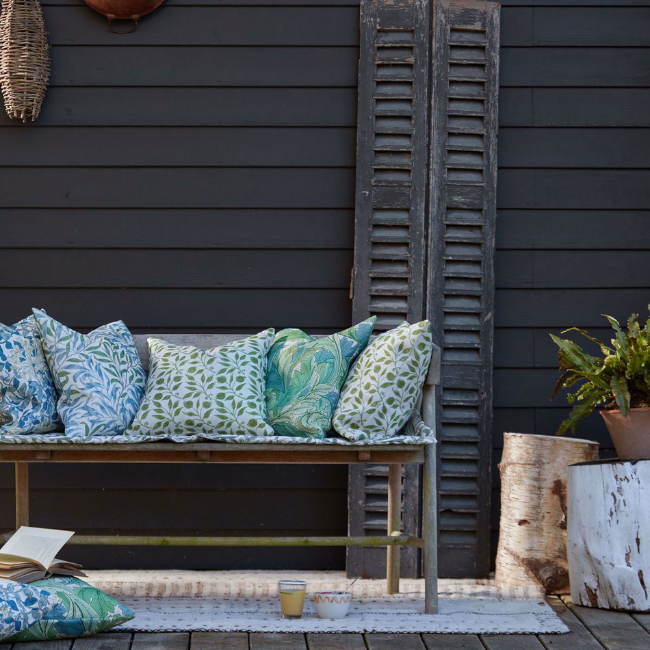 227107 Rosehip Outdoor-Performance Nettle Fabric by Morris & Co 227107 Rosehip Outdoor-Performance Nettle Fabric by Morris & Co