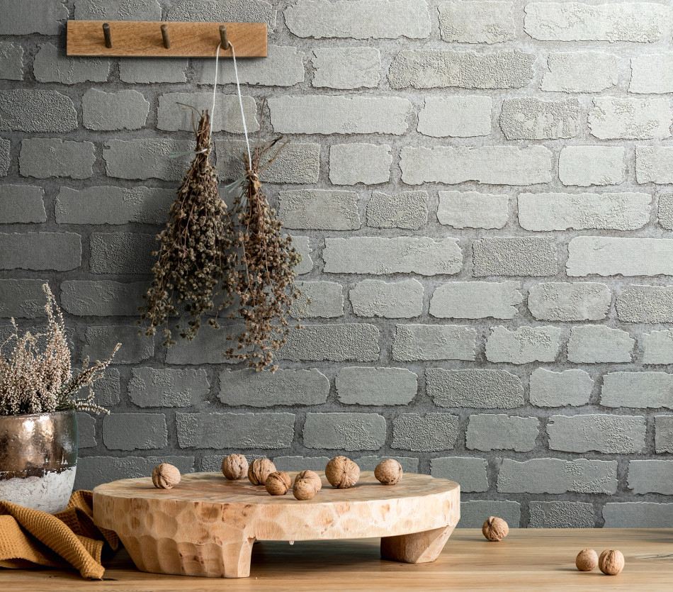 58412 White Brick Wallpaper Industrial Effects By Galerie