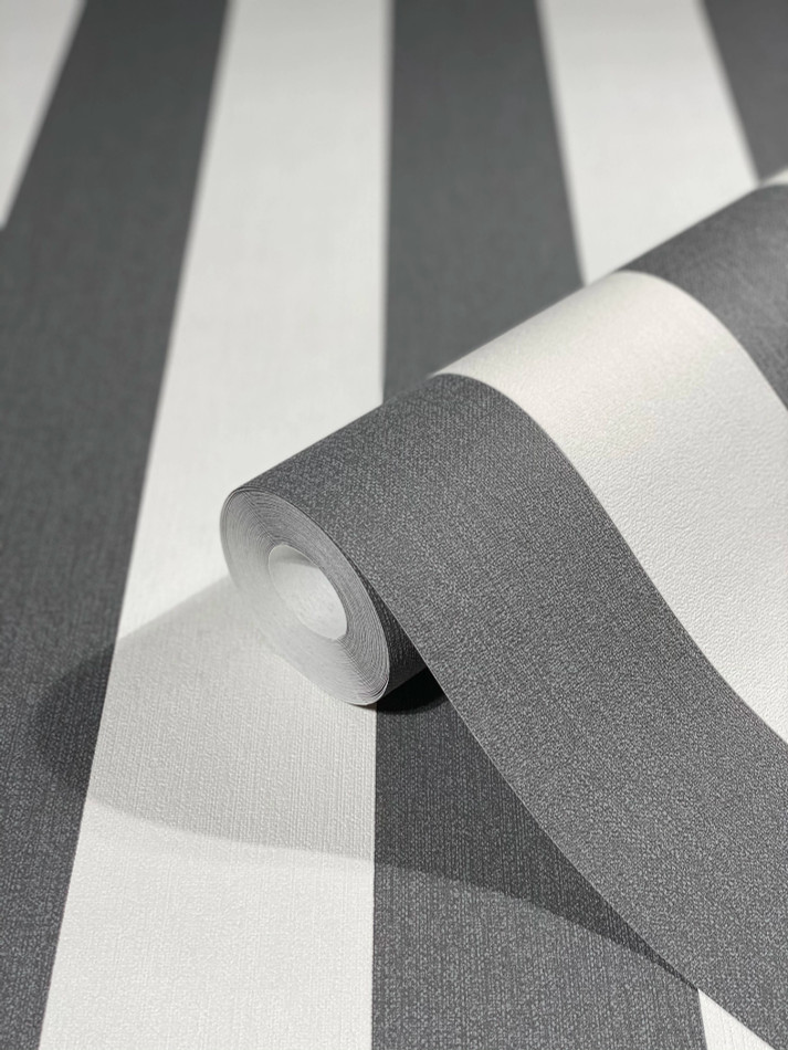 82259 Charcoal Stripe Wallpaper Industrial Effects By Galerie 82259 Charcoal Stripe Wallpaper Industrial Effects By Galerie