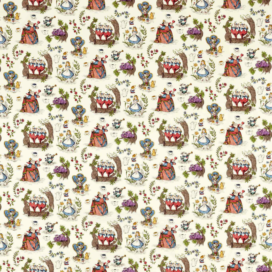 227166 Alice in Wonderland Disney Home Hundreds & Thousands Fabric by Sanderson