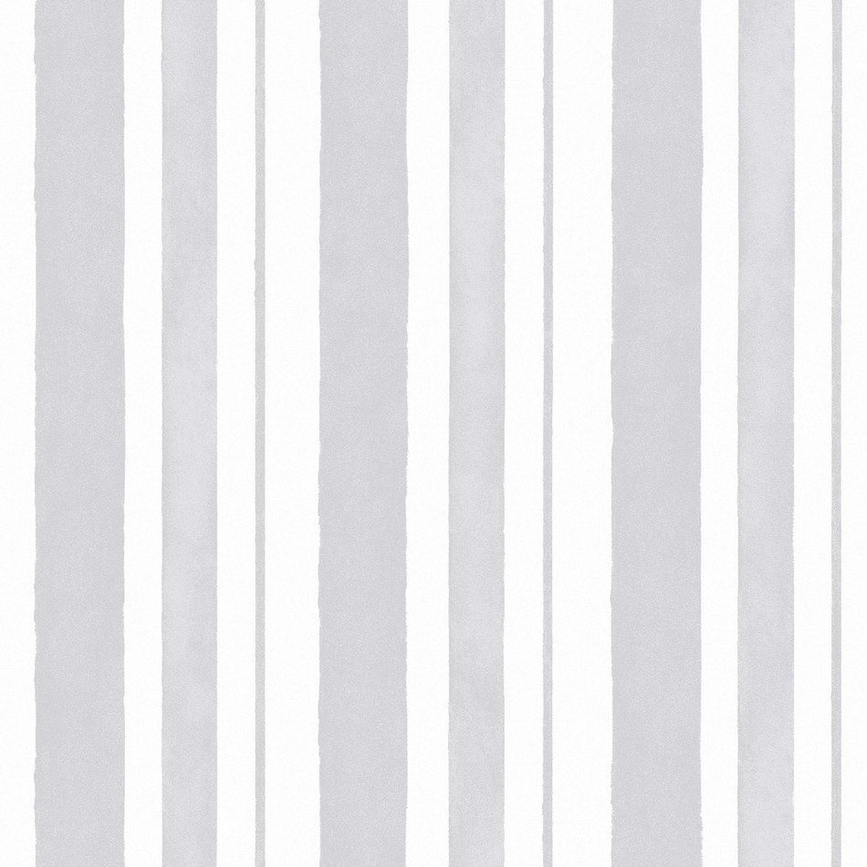125118 Watercolour Stripe Grey Wallpaper by Rachel Ashwell