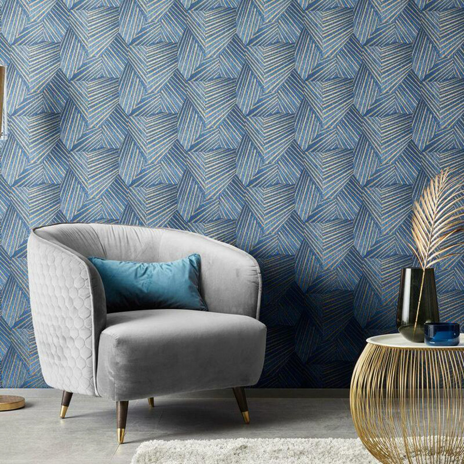 10152-08 Triangles Elle Decoration Wallpaper by Galerie 10152-08 Triangles Elle Decoration Wallpaper by Galerie