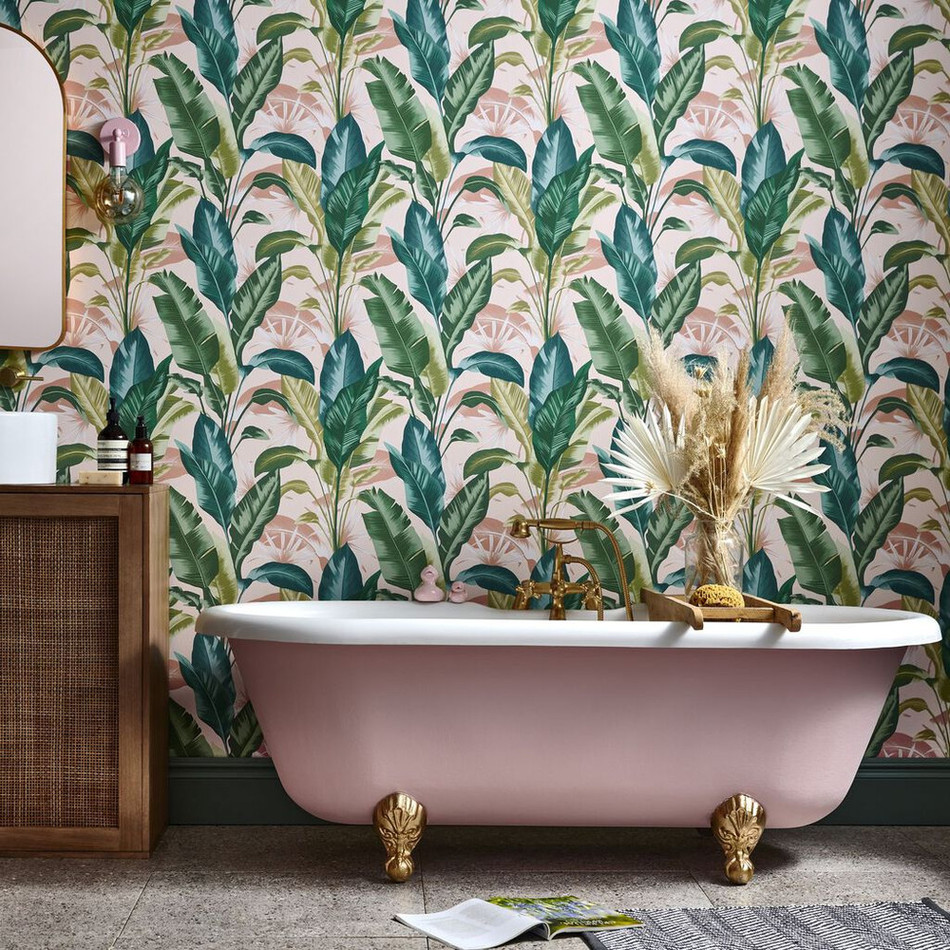 118722 Leaf It Out Sunrise Wallpaper by Envy 118722 Leaf It Out Sunrise Wallpaper by Envy