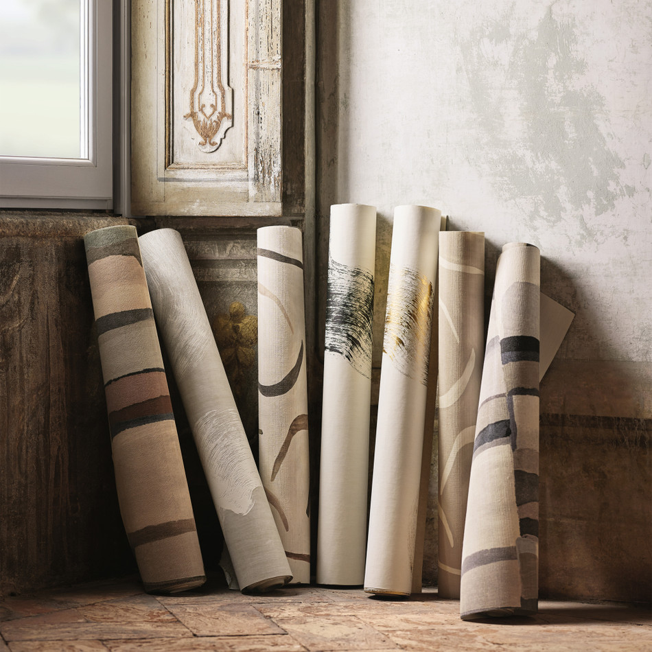 W955/01 Tsauri Mural Alabaster by Black Edition