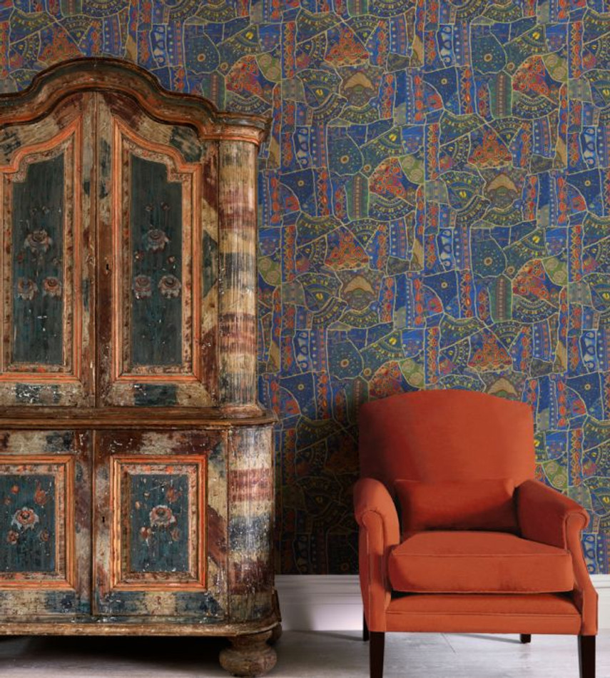 BW45125/1 Front Row Kit Kemp Wallpaper By GP & J Baker