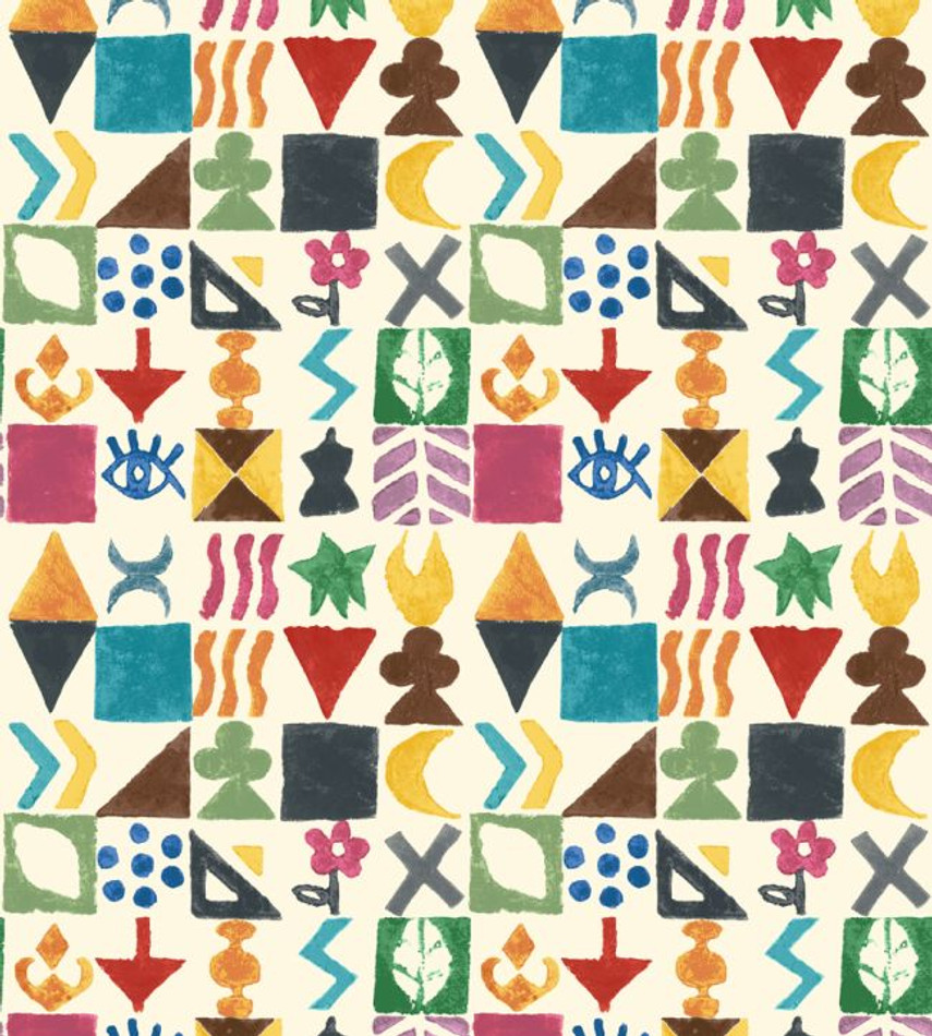 BW45139/1 Potato Print Kit Kemp Wallpaper By GP & J Baker BW45139/1 Potato Print Kit Kemp Wallpaper By GP & J Baker