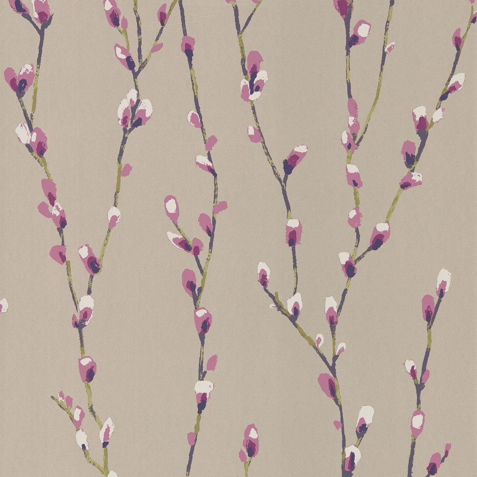 111472 Salice Idyllic Heather/Gilver Wallpaper by Harlequin