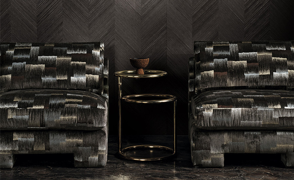 ZW147/02 Baryte Linen Mineralogy Wallpaper by Zinc Textile