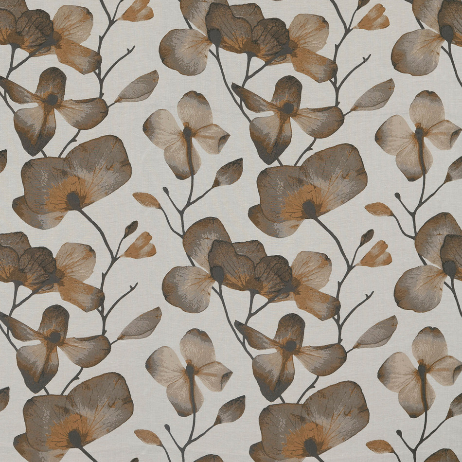 132760 Kienze Idyllic Bronze/Graphite Fabric by Harlequin