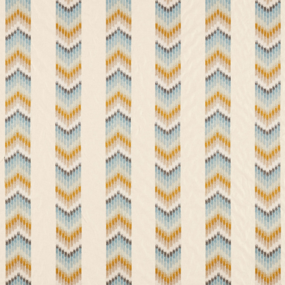 132764 Kengo Idyllic Gold/Topaz Fabric by Harlequin