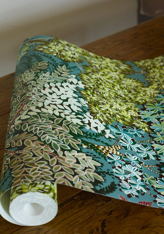 JMW-100401 Broccoli Canopy Wallpaper by Josephine Munsey JMW-100401 Broccoli Canopy Wallpaper by Josephine Munsey
