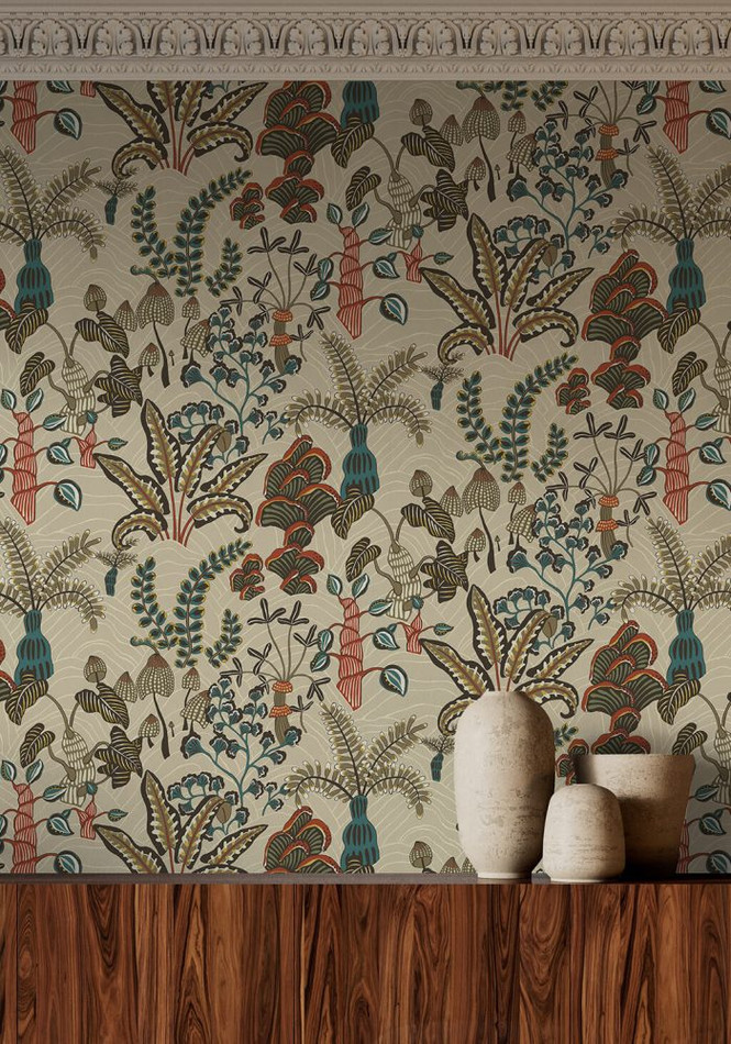 JMW-101211 Woodland Floor Wallpaper by Josephine Munsey