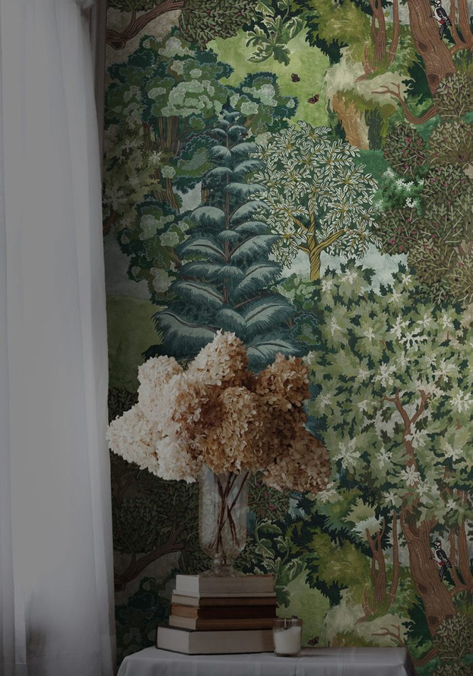 JMW-101801 Miserden Trees Wallpaper by Josephine Munsey JMW-101801 Miserden Trees Wallpaper by Josephine Munsey