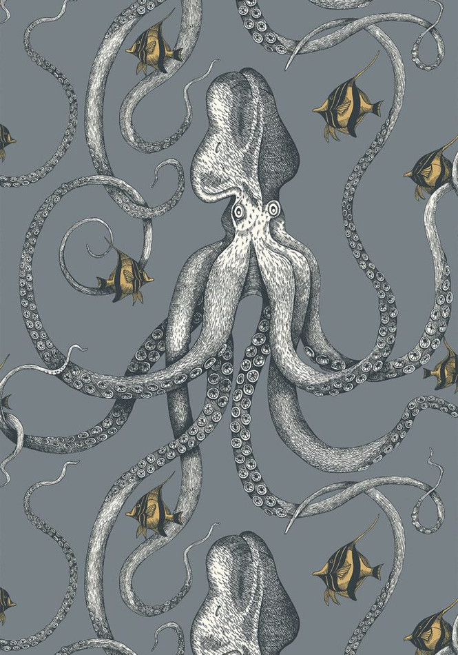 JMW-103011 Octopoda Grand Roll Wallpaper by Josephine Munsey JMW-103011 Octopoda Grand Roll Wallpaper by Josephine Munsey