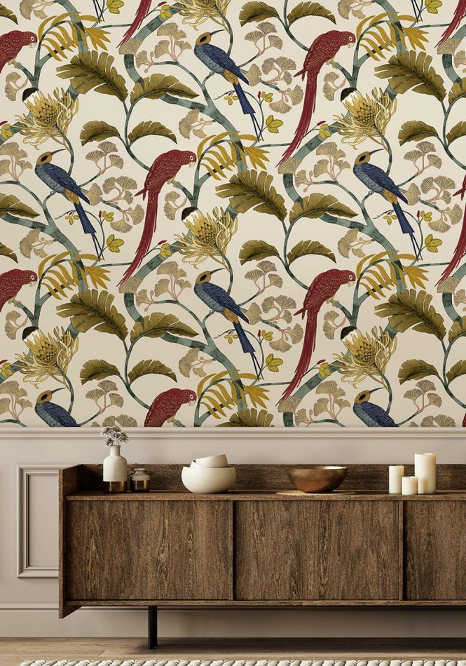 JMW-100621 Living Branches Wallpaper by Josephine Munsey
