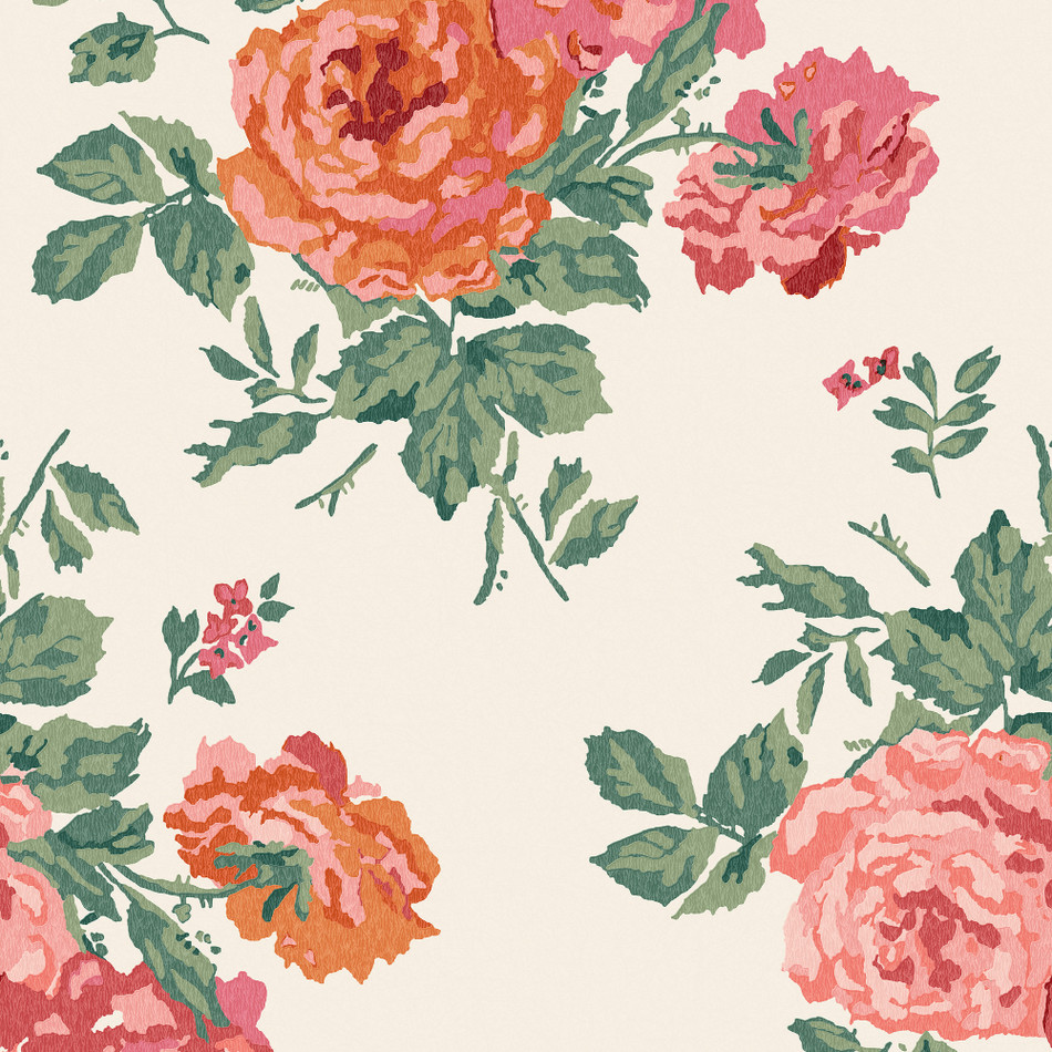 125494 Archive Rose Pink Blooms Wallpaper by Cath Kidston 125494 Archive Rose Pink Blooms Wallpaper by Cath Kidston