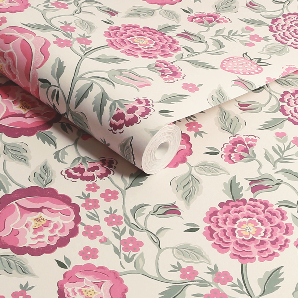 125499 Strawberry Garden Spring Wallpaper by Cath Kidston