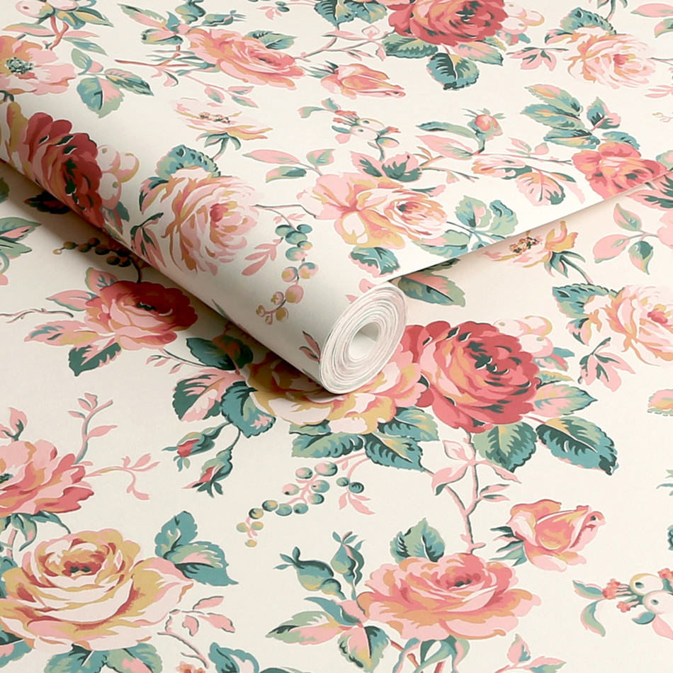 125501 Garden Rose Autumn Wallpaper by Cath Kidston