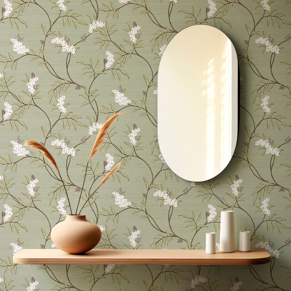 IS33305 Ramage Tonale Italian Silks and Damasks Wallpaper By Galerie IS33305 Ramage Tonale Italian Silks and Damasks Wallpaper By Galerie